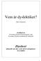 Vem är dyslektiker? Idor Svensson. Artikel ur Svenska Dyslexiföreningens och Svenska Dyslexistiftelsens tidskrift