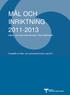 r MÅL OCH INRIKTNING 2011-2013 Hälso- och sjukvårdsnämnden i Norra Bohuslän