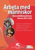 Arbeta med människor. Vuxenutbildning Distans Knivsta 2015-2016