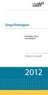 Unga företagare. Företagens villkor och verklighet. Fakta & statistik