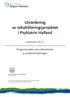Utvärdering av rehabiliteringsprojektet i Psykiatrin Halland