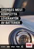 sveriges mest kompletta leverantör av batterier