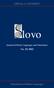 UPPSALA UNIVERSITY. lovo. Journal of Slavic Languages and Literatures. No. 53, 2012. Department of Modern Languages