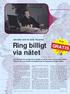 Ring billigt via nätet