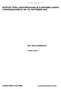 RAPPORT FRÅN LANDSTINGSKANSLIETS EPIDEMIOLOGISKA UTREDNINGSARBETE, NR 145, SEPTEMBER 2007