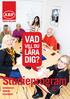 NORRA HALLAND. Studieprogram KUNGSBACKA VARBERG FALKENBERG