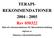 TERAPI- REKOMMENDATIONER 2004-2005 Rev 050322. Råd och rekommendationer för läkemedelsanvändning utgivna av Dalarnas Läkemedelskommitté