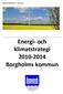REMISSVERSION 2. 2011-06-17. Energi- och klimatstrategi 2010-2014 Borgholms kommun