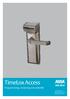 TimeLox Access. Programmering, montering och underhåll. ASSA ABLOY, the global leader in door opening solutions.