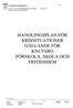 HANDLINGSPLAN FÖR KRISSITUATIONER GÄLLANDE FÖR KNUTSBO FÖRSKOLA, SKOLA OCH FRITIDSHEM