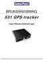 BRUKSANVISNING. 531 GPS tracker. med iphone/android app