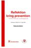 Reflektion kring prevention