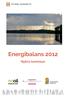 Energibalans 2012. Nybro kommun