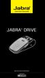 JABRA DRIVE BRUKSANVISNING