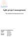 Agile project management