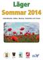 Läger Sommar 2014. Simrishamn, Sjöbo, Skurup, Tomelilla och Ystad