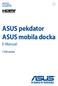 ASUS pekdator ASUS mobila docka