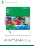 2012:1 ANALYSKATALOG