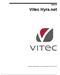 Manual Vitec Hyra.net