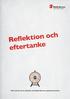 Reflektion och eftertanke