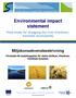 Environmental impact statement