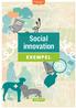 Vinnova information VI 2015:03. Social innovation EXEMPEL