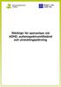 Riktlinjer för samverkan vid ADHD, autismspektrumtillstånd och utvecklingsstörning