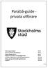 ParaGå-guide - privata utförare