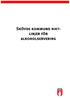 Skövde kommuns riktlinjer för alkoholservering