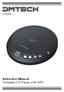 CD5410. Instruction Manual Portable CD Player with MP3