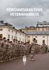 FÖRSVARSMAKTENS VETERANARBETE