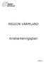 REGION VÄRMLAND. Krishanteringsplan 2010-03-25