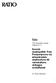 Ratio. Svensk skattepolitik: Från Pomperipossa via århundradets skattereform till värnskattens utdragna avskaffande. The Swedish model Rapport nr.