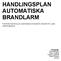 HANDLINGSPLAN AUTOMATISKA BRANDLARM