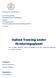 Option framing under förstoringsglaset