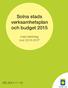 Solna stads verksamhetsplan. budget för 2015 med inriktning för 2016 och 2017. Inför KS 12 november Arbetsversion 2014-10-28