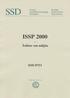 ISSP 2000 - ÅSIKTER OM MILJÖN SSD 0753. Primärforskare Stefan Svallfors Sociologiska institutionen Umeå universitet