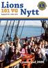 Nytt 101 VG. Lysestrand 2009. Årgång 45 Nr 1 2009 2010