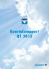 Kvartalsrapport Q1 2015