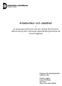 Programmet för arbetsmiljöstatistik September 2003. Gunilla Ljunggren Kerstin Fredriksson Åsa Greijer Marie-Louise Jädert Rafstedt