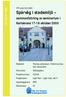 Spårväg i stadsmiljö. sammanfattning av seminarium i Karlskrona 17-18 oktober 2000. VTI notat 82-2000. VTI notat 82 2000. Projektnummer 50228