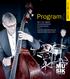 Program. Höst 2014 Vår 2015. Barn och ungdom Konsertkarusellen Linnékvintetten Trio X Uppsala Kammarorkester Uppsala Kammarsolister