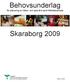 Behovsunderlag. för planering av hälso- och sjukvård samt folkhälsoarbete. Skaraborg 2009