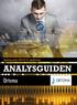 Uppdragsanalys 2015-02-12, uppdatering ANALYSGUIDEN. Ortoma