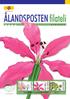 S V E N S K A. www.posten.ax. Det blommar i strandkanten i vinter! SID 6 8