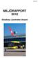 MILJÖRAPPORT 2012 Göteborg Landvetter Airport