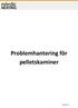 Problemhantering för pelletskaminer