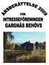 Innehållsförteckning. Gargnäs hembygdgård. 3-5 Årsberättelse. 8-10.. Resultatrapport. 11... Revisionsberättelse