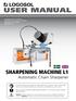 user manual sharpening machine l1 Automatic Chain Sharpener Bruksanvisning i original. artikelnr. / article no: 0458-395-2139