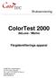 ColorTest 2000 deluxe / Memo